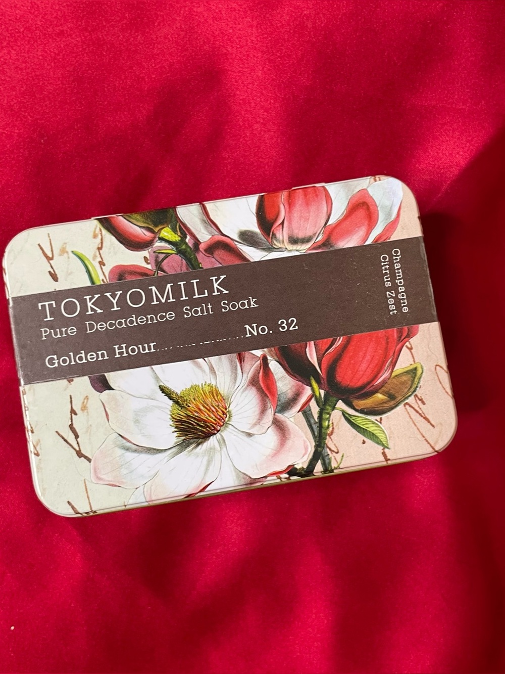 NIB  TOKYOMILK PURE DECADENCE SALT SOAK GOLDEN HOUR NO. 32